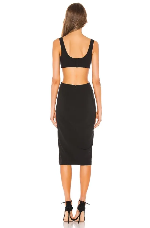 Titus Midi Dress Black Women Lovers and Friends Dresses