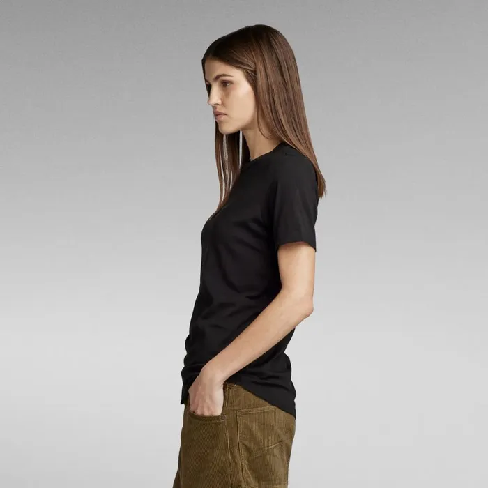 Tops and Tshirts Women GStar RAW Autograph Slim Top Dark Black