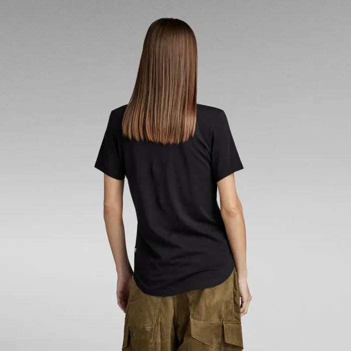 Tops and Tshirts Women GStar RAW Autograph Slim Top Dark Black