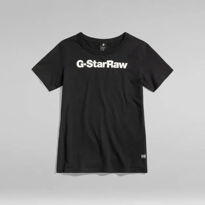 Tops and Tshirts Women GStar RAW GS Graphic Slim Top Dark Black