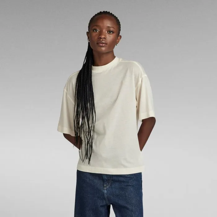 Tops and Tshirts Women GStar RAW Loose Top Eggnog
