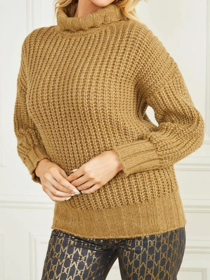 Tops And Sweaters Women Marciano Promise WoolBlend Sweater Cider Gold Multi Tops And Sweaters Women Marciano Promise WoolBlend Sweater Cider Gold Multi