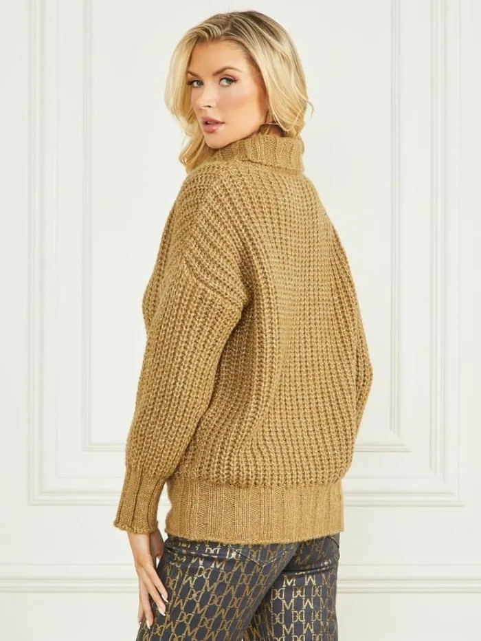 Tops And Sweaters Women Marciano Promise WoolBlend Sweater Cider Gold Multi Tops And Sweaters Women Marciano Promise WoolBlend Sweater Cider Gold Multi
