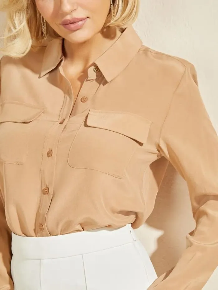 Tops And Sweaters Women Marciano The Essence Blouse Blonde Ambition Tops And Sweaters Women Marciano The Essence Blouse Blonde Ambition