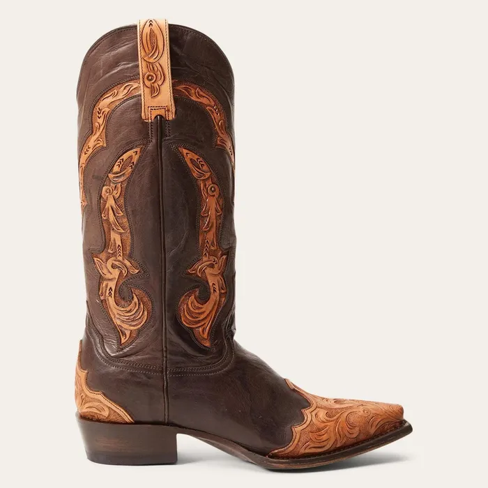 Western Women Stetson Hartley Boots Brown