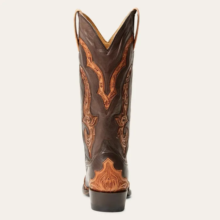 Western Women Stetson Hartley Boots Brown