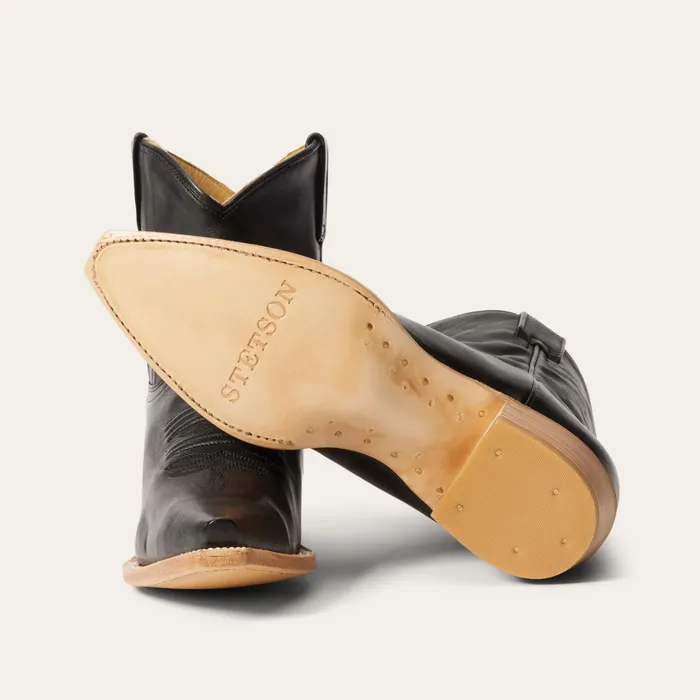Western Women Stetson Riley Shorty Boots Black