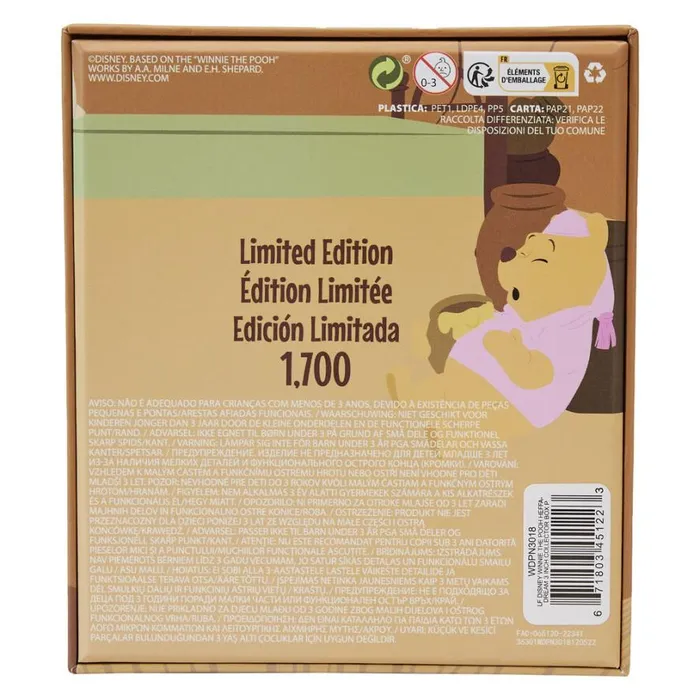 Winnie The Pooh HeffaDream Lenticular Pin Unisex Loungefly Enamel Pins