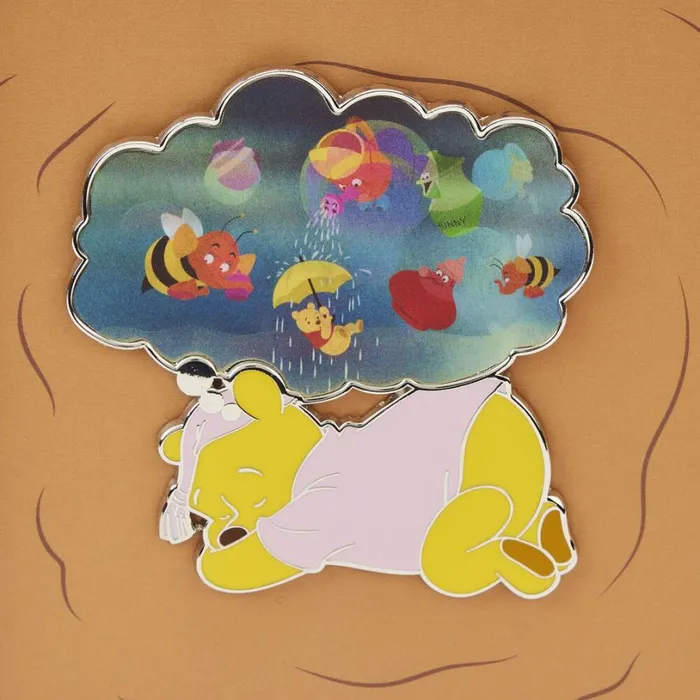 Winnie The Pooh HeffaDream Lenticular Pin Unisex Loungefly Enamel Pins