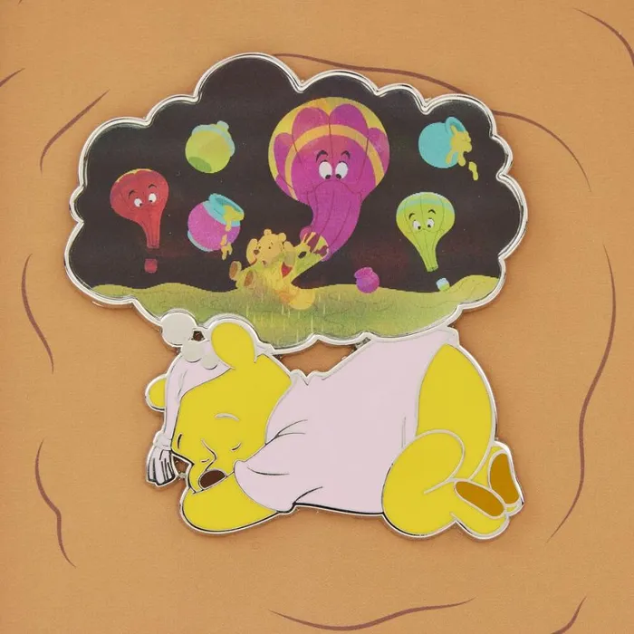 Winnie The Pooh HeffaDream Lenticular Pin Unisex Loungefly Enamel Pins