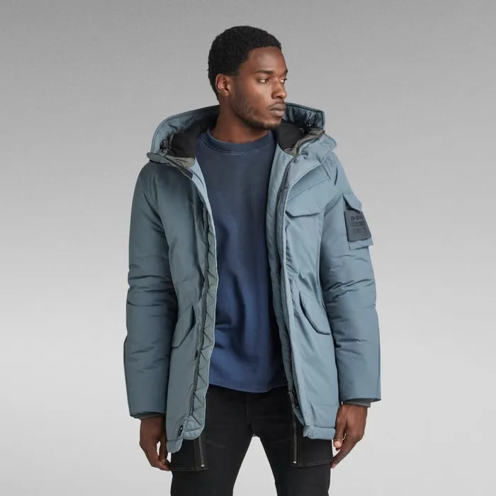Winter Coats Men GStar RAW Vodan Padded Hooded Parka Axis
