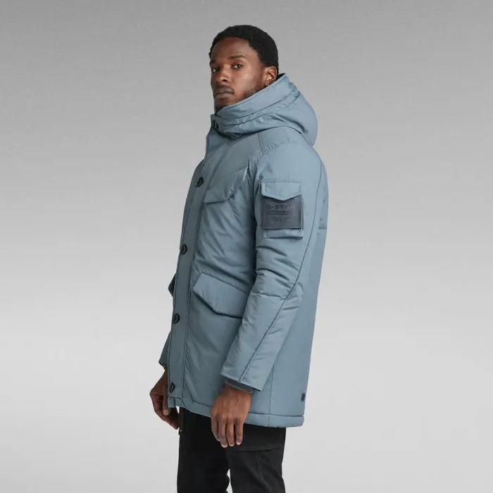 Winter Coats Men GStar RAW Vodan Padded Hooded Parka Axis
