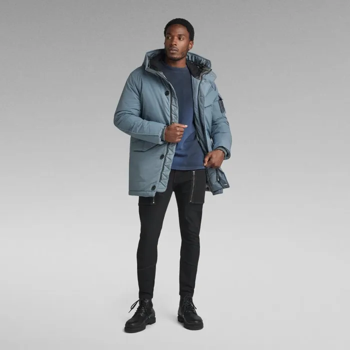 Winter Coats Men GStar RAW Vodan Padded Hooded Parka Axis
