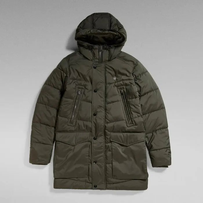 Winter Coats Men GStar RAW Whistler Hooded Parka Asfalt