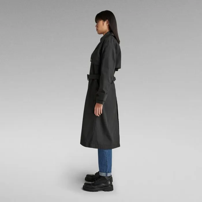 Winter Coats Women GStar RAW High Trench Raw Denim