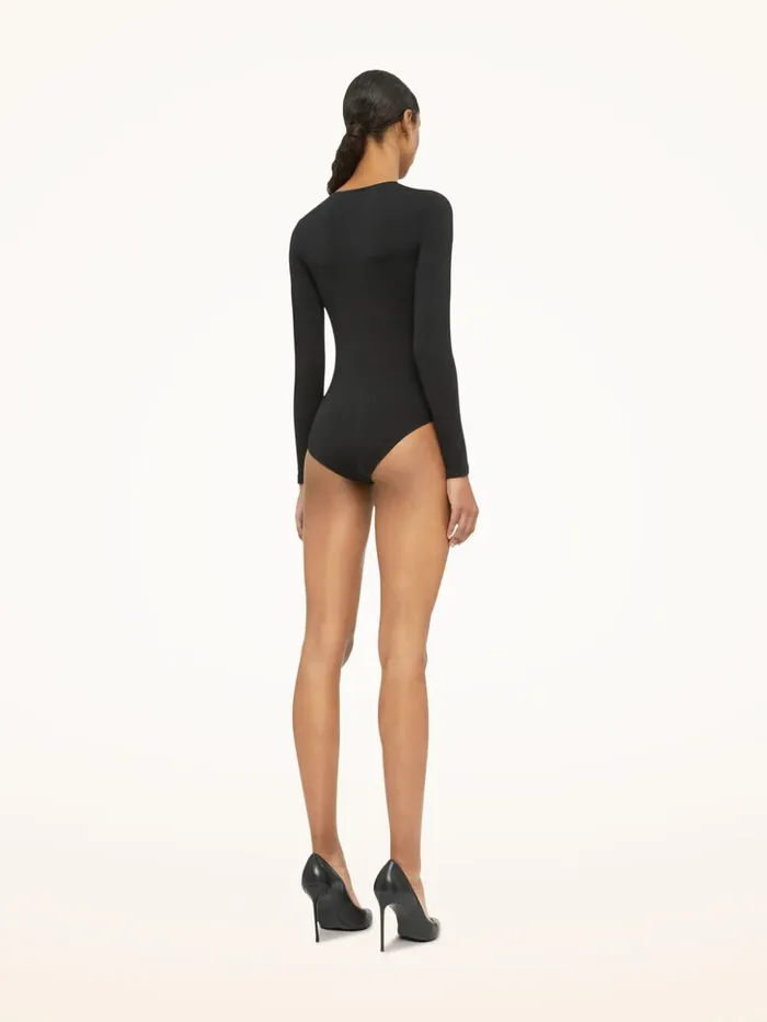 Wolford Berlin Body Black Women Longsleeve Bodies