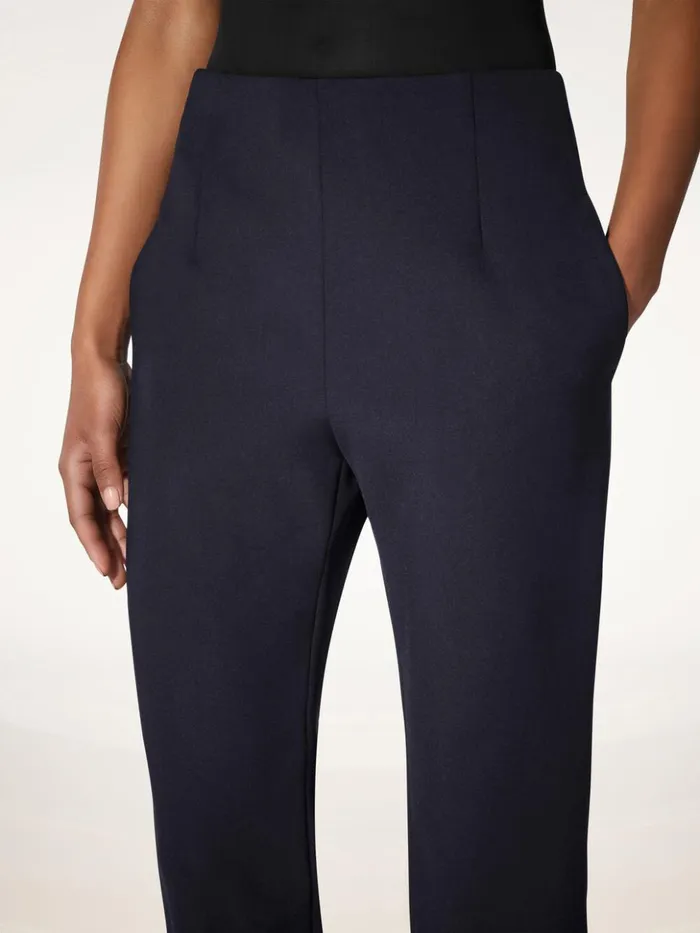 Wolford Scuba Tailor Trousers Deep Night Women Trousers and Jumpsuits