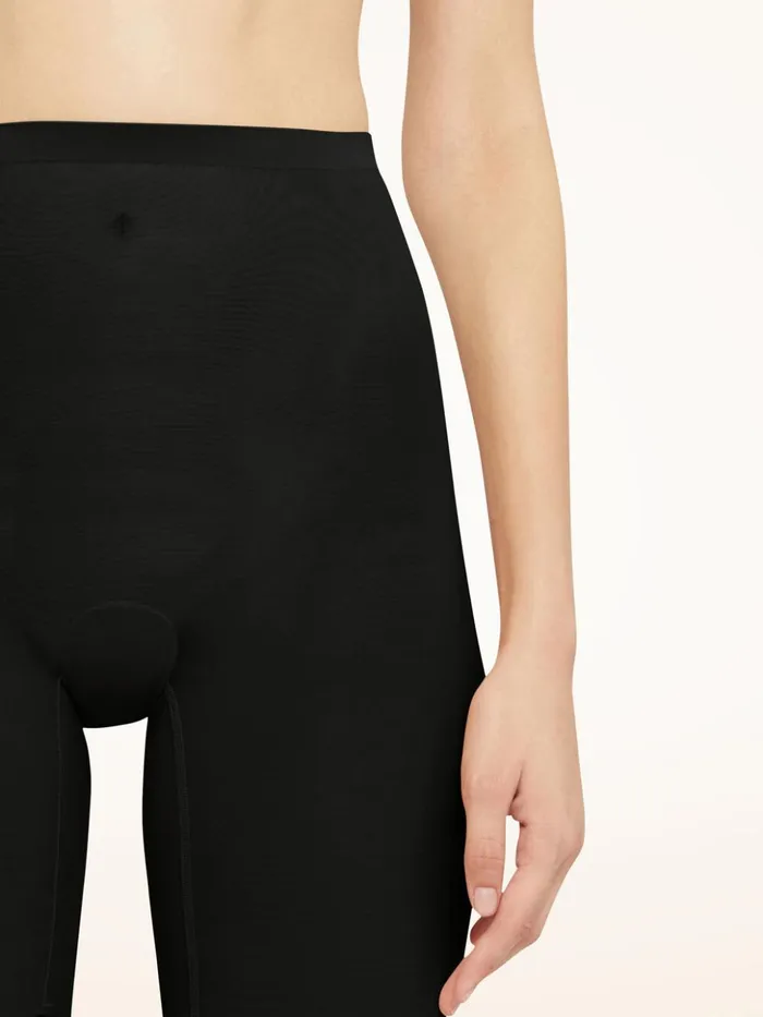 Wolford Tulle Control Shorts Black Women Bras and Bottoms Wolford Tulle Control Shorts Black Women Bras and Bottoms