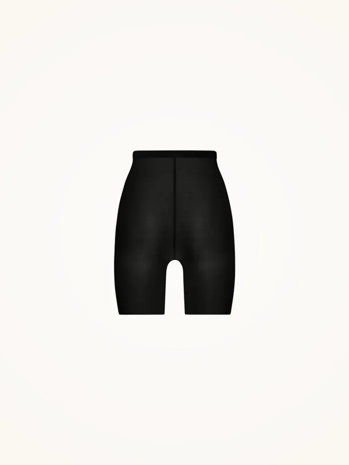 Wolford Tulle Control Shorts Black Women Bras and Bottoms Wolford Tulle Control Shorts Black Women Bras and Bottoms