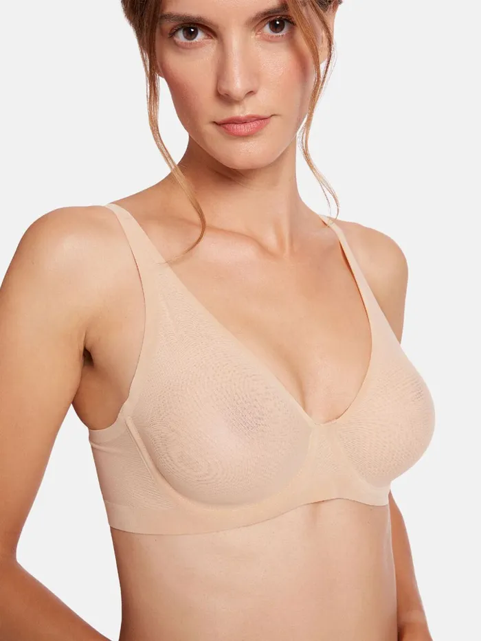 Wolford Tulle Full Bra Nude Women Bras and Bottoms Wolford Tulle Full Bra Nude Women Bras and Bottoms