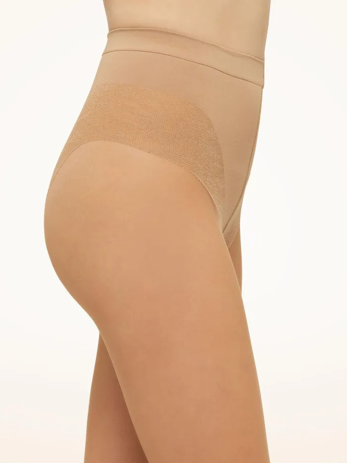Wolford Tummy 20 Control Top Tights Gobi Women Tights and Socks