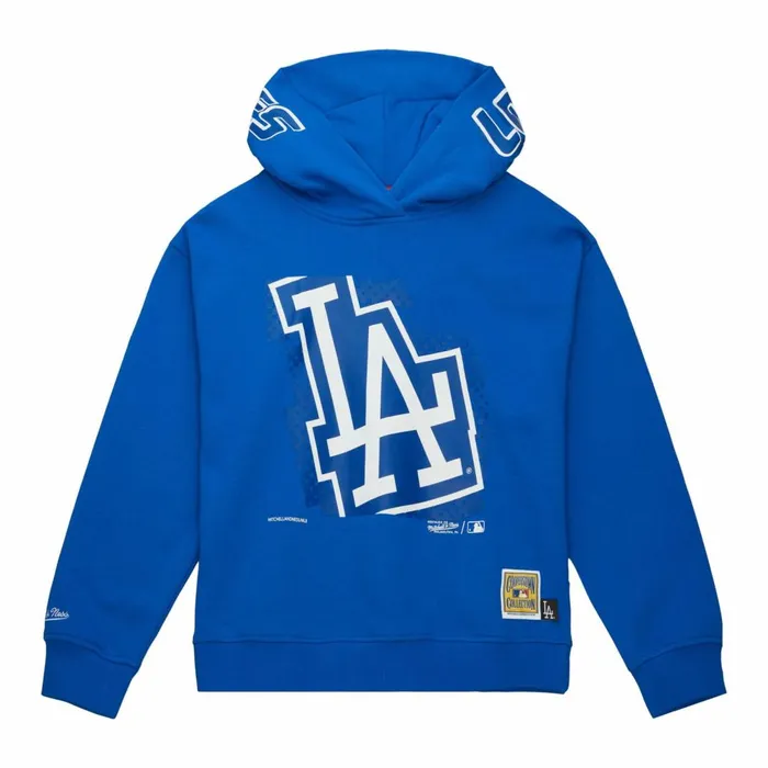 Women039s Hoodies and Sweatshirts Mitchell and Ness Women039s Big Face 70 Hoodie Los Angeles Dodgers Women039s Hoodies and Sweatshirts Mitchell and Ness Women039s Big Face 70 Hoodie Los Angeles Dodgers