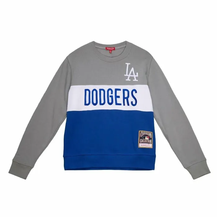 Women039s Hoodies and Sweatshirts Mitchell and Ness Women039s Color Block Crew 20 Los Angeles Dodgers Women039s Hoodies and Sweatshirts Mitchell and Ness Women039s Color Block Crew 20 Los Angeles Dodgers