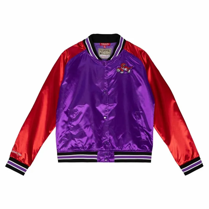 Women039s Jackets and Outerwear Mitchell and Ness Women039s Satin Jacket 20 Toronto Raptors