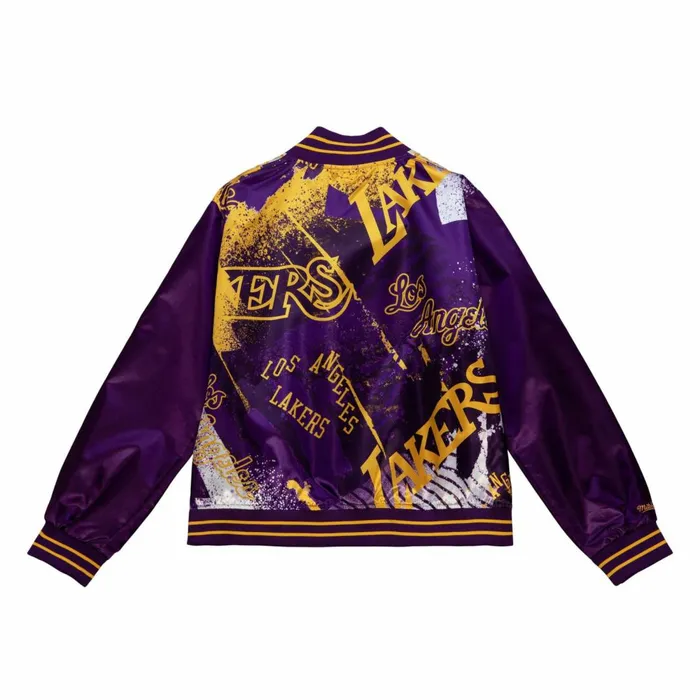 Women039s Jackets and Outerwear Mitchell and Ness Womens Satin Jacket 30 Los Angeles Lakers Women039s Jackets and Outerwear Mitchell and Ness Womens Satin Jacket 30 Los Angeles Lakers
