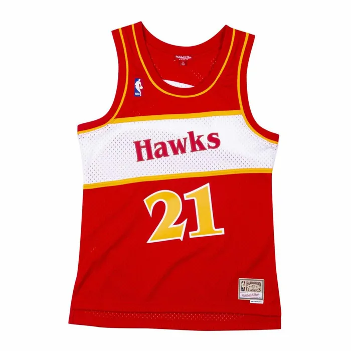 Women039s TShirts and Tops Mitchell and Ness Women039s Swingman Jersey Atlanta Hawks 198687 Dominique Wilkins Women039s TShirts and Tops Mitchell and Ness Women039s Swingman Jersey Atlanta Hawks 198687 Dominique Wilkins