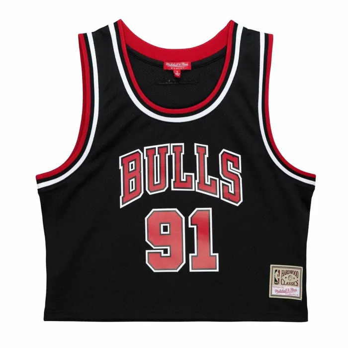 Women039s TShirts and Tops Mitchell and Ness Womens NandN Crop Tank Chicago Bulls 1997 Dennis Rodman Women039s TShirts and Tops Mitchell and Ness Womens NandN Crop Tank Chicago Bulls 1997 Dennis Rodman