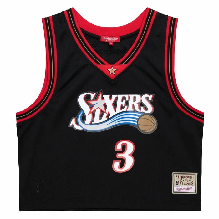 Women039s TShirts and Tops Mitchell and Ness Womens NandN Crop Tank Philadelphia 76ers 2000 Allen Iverson Women039s TShirts and Tops Mitchell and Ness Womens NandN Crop Tank Philadelphia 76ers 2000 Allen Iverson