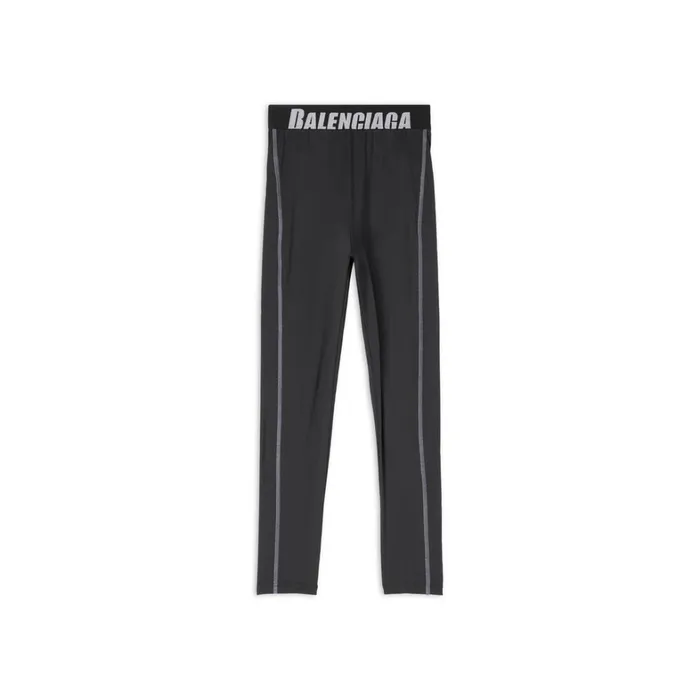 Women Activewear Balenciaga Athletic Cut Leggings In Black