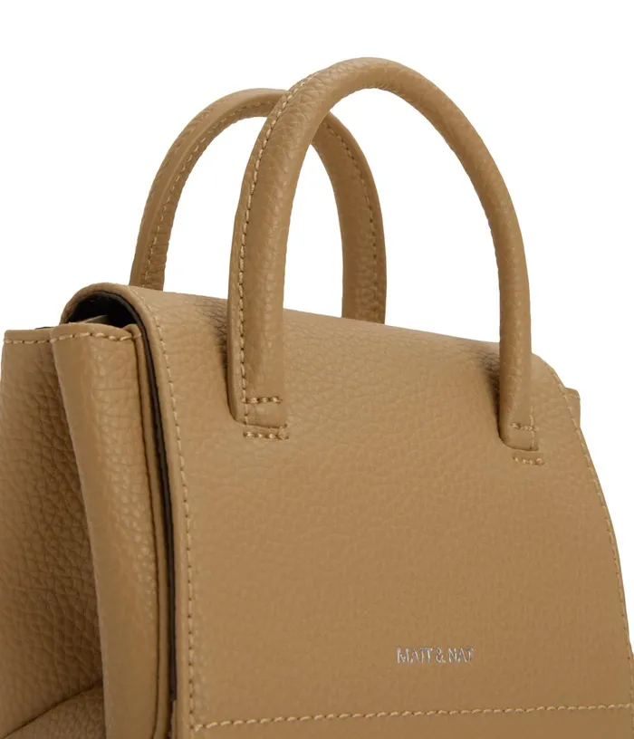Women Adel Micro Vegan Satchel 8211 Purity Scone Matt and Nat Satchels
