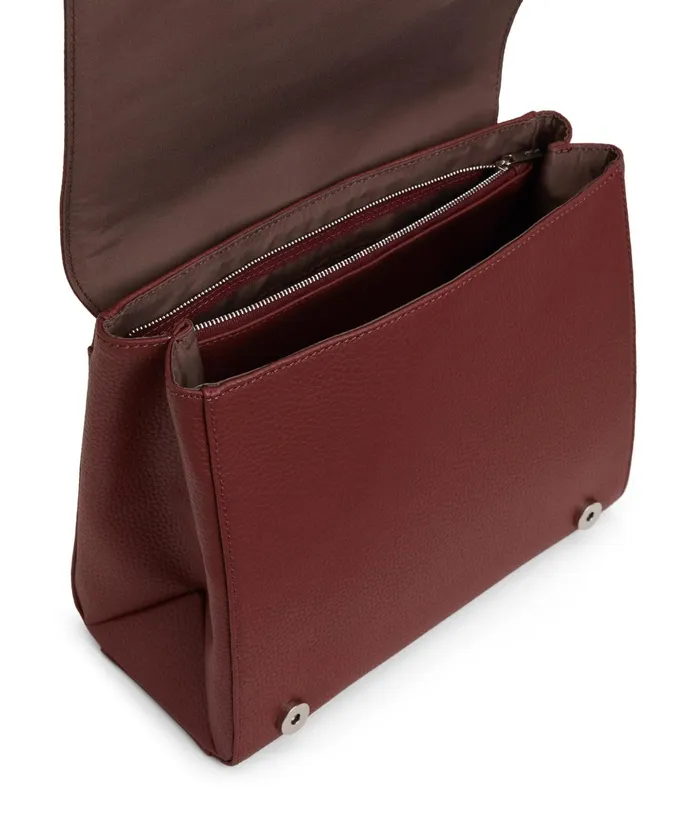 Women Adel Vegan Satchel 8211 Purity Beet Matt and Nat Satchels