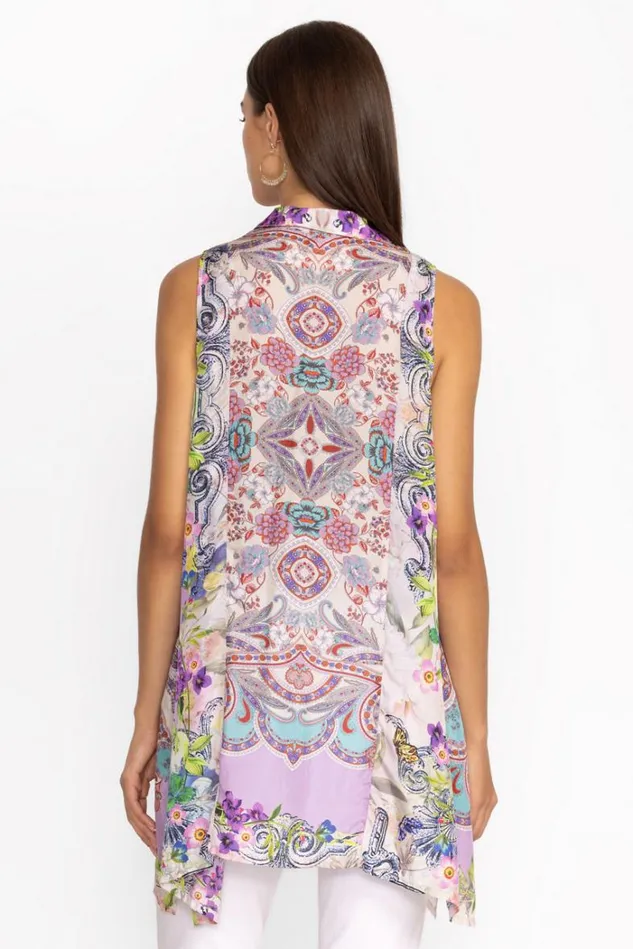 Women AHMANITA TUNIC Greenridge Scarf Print Johnny Was Tops Women AHMANITA TUNIC Greenridge Scarf Print Johnny Was Tops