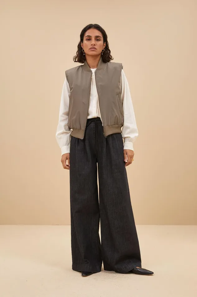 Women Aleksi Sleeveless Jacket Clay Bybar Jackets