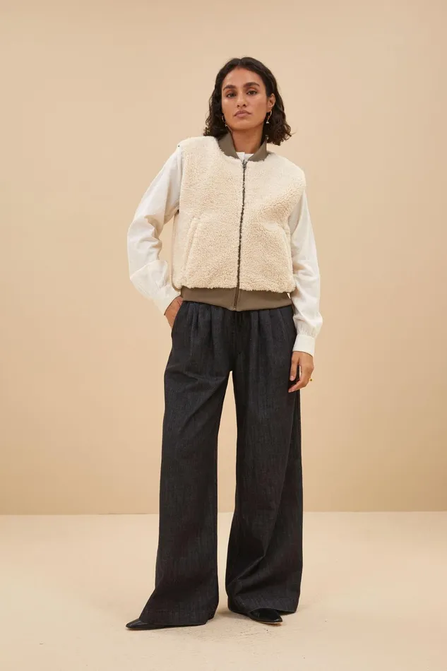 Women Aleksi Sleeveless Jacket Clay Bybar Jackets