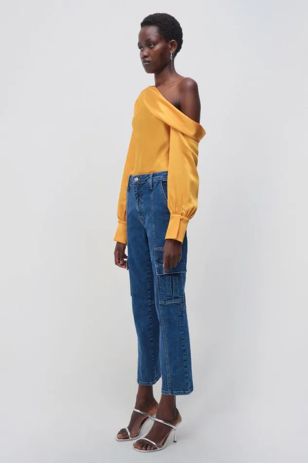 Women Alice Top Goldenrod Jonathan Simkhai Tops and Bodysuits