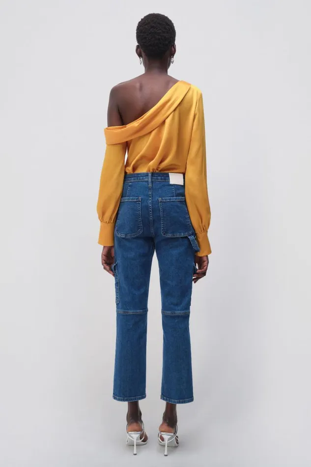 Women Alice Top Goldenrod Jonathan Simkhai Tops and Bodysuits