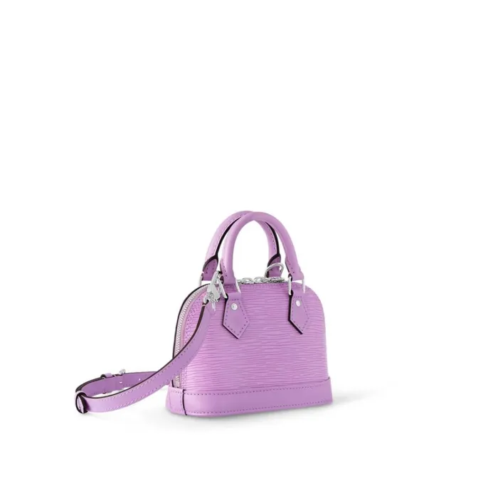 Women Alma Bag Louis Vuitton Louis Vuitton Lilas Provence Lilac M82402 Nano Alma 8211 Louis Vuitton Handbag Store