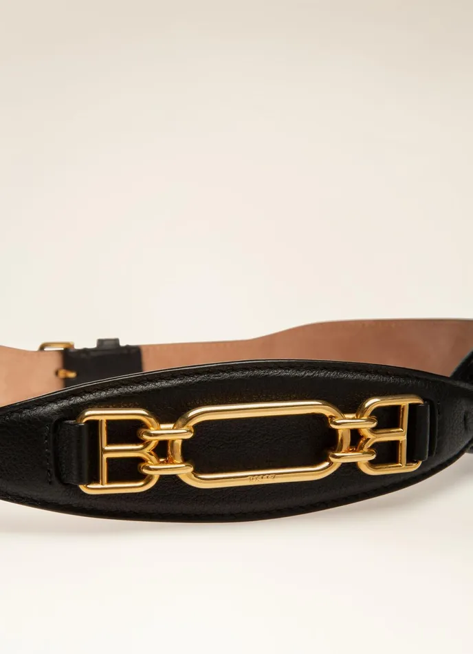 Women Bally Belts Vivian 8211 Leather 42mm Belt In Black
