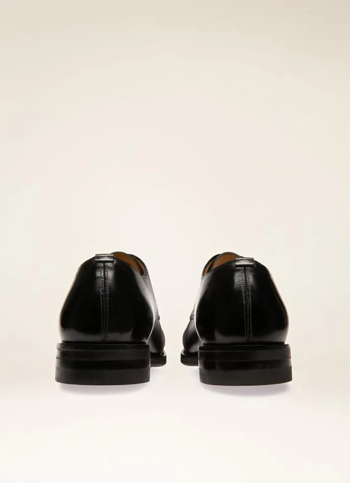 Women Bally Flats and Moccasins Francies 8211 Leather Derby Shoes In Black