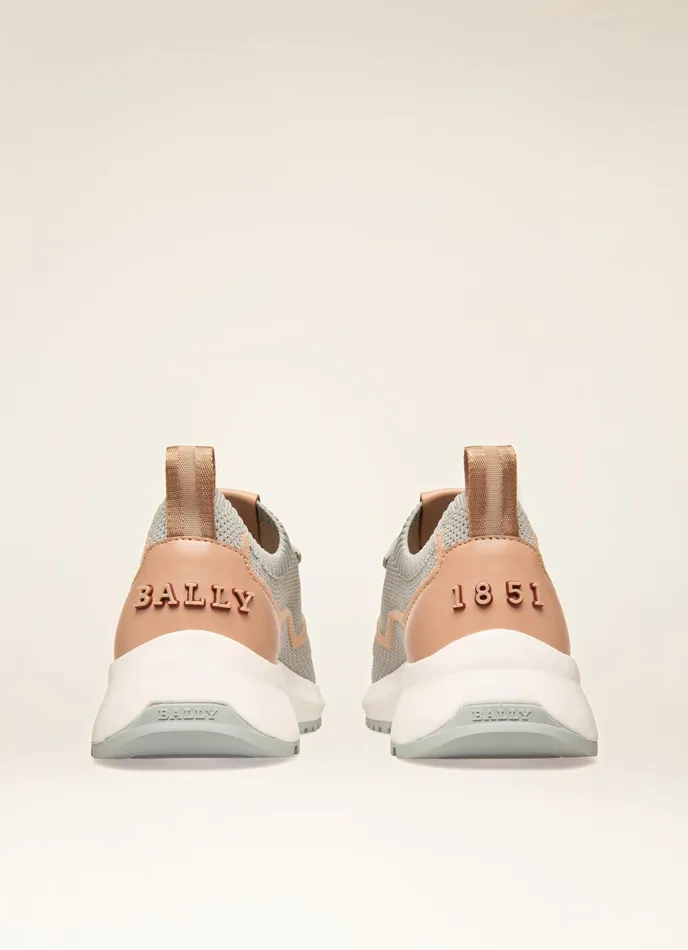 Women Bally Sneakers Davyn 8211 Polyester Mix Sneakers In Grey