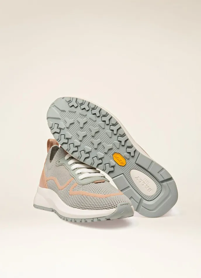 Women Bally Sneakers Davyn 8211 Polyester Mix Sneakers In Grey