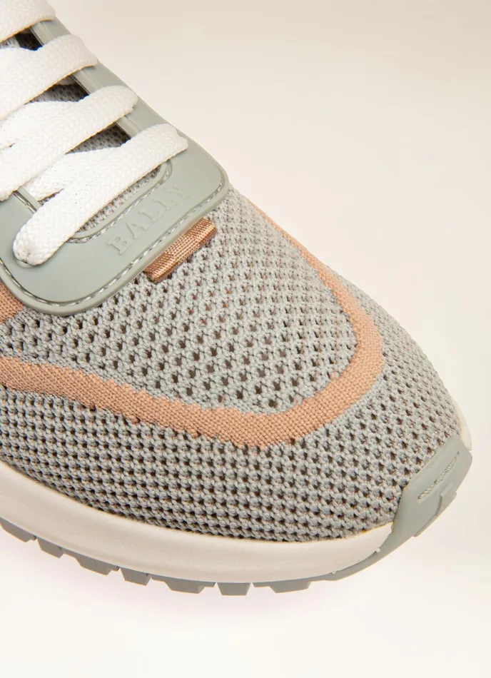 Women Bally Sneakers Davyn 8211 Polyester Mix Sneakers In Grey