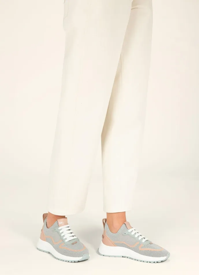 Women Bally Sneakers Davyn 8211 Polyester Mix Sneakers In Grey