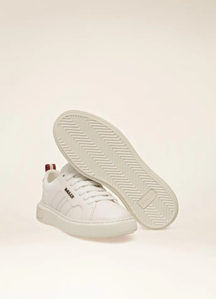 Women Bally Sneakers Maxim 8211 Leather Sneakers In White