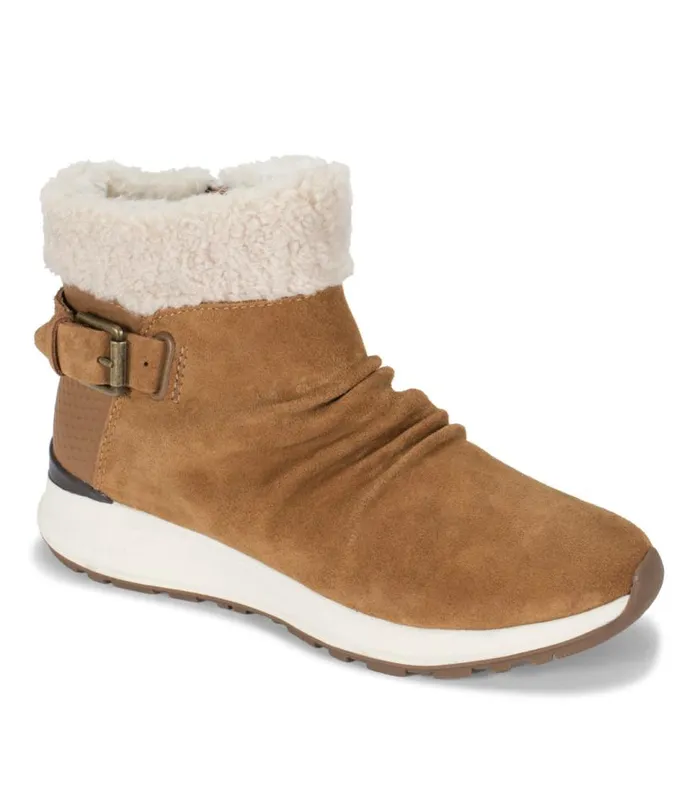 Women Baretraps Booties Becki Cold Weather Bootie Cognac Multi Suede