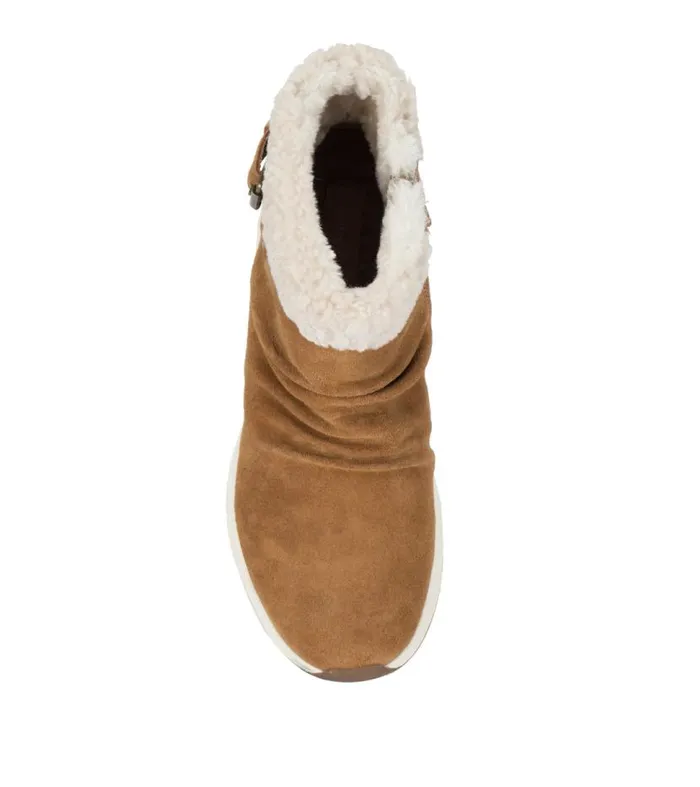Women Baretraps Booties Becki Cold Weather Bootie Cognac Multi Suede Women Baretraps Booties Becki Cold Weather Bootie Cognac Multi Suede